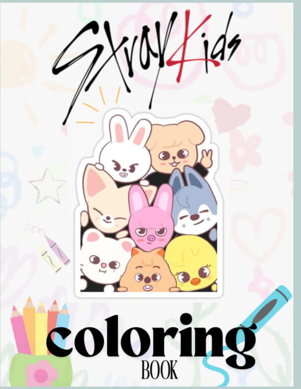 ler totalmente Stray Kids Coloring Book (Spanish Edition)