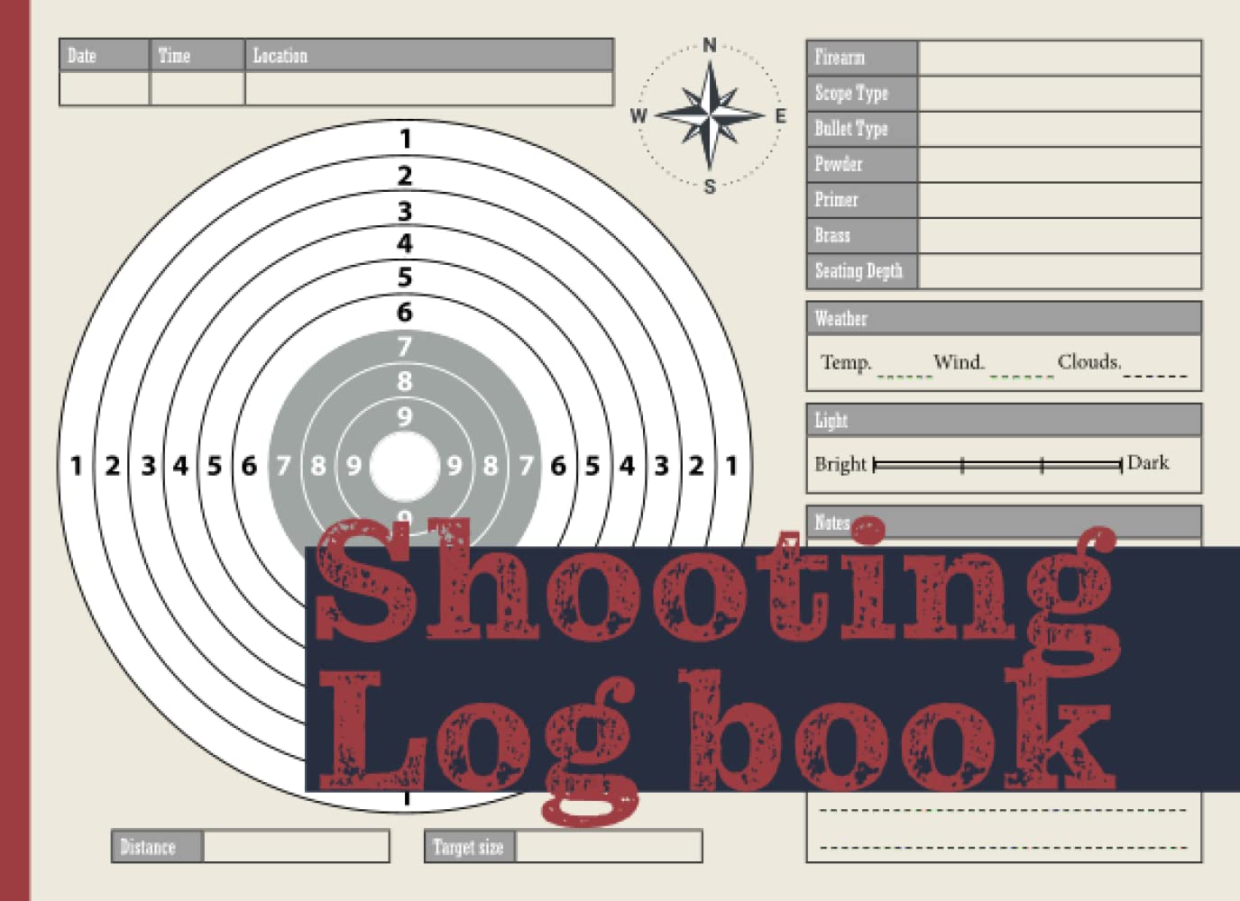 Shooting Log Book With Target Diagram: Shooting Notebook and Record Book, Journal To Record Your Target & Training baixar livro de graça