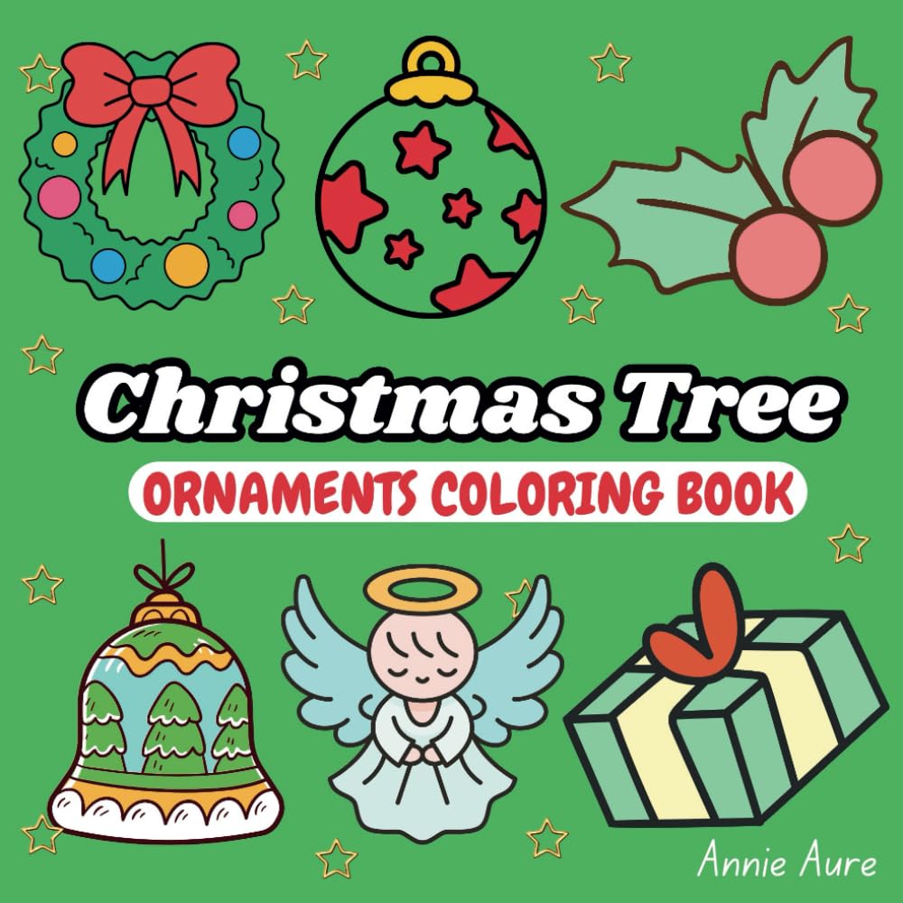 ler totalmente Christmas Tree: Ornaments Coloring Book, Bold and Easy, Stress Relief for All Ages. Stocking Stuffers Gift Ideas.