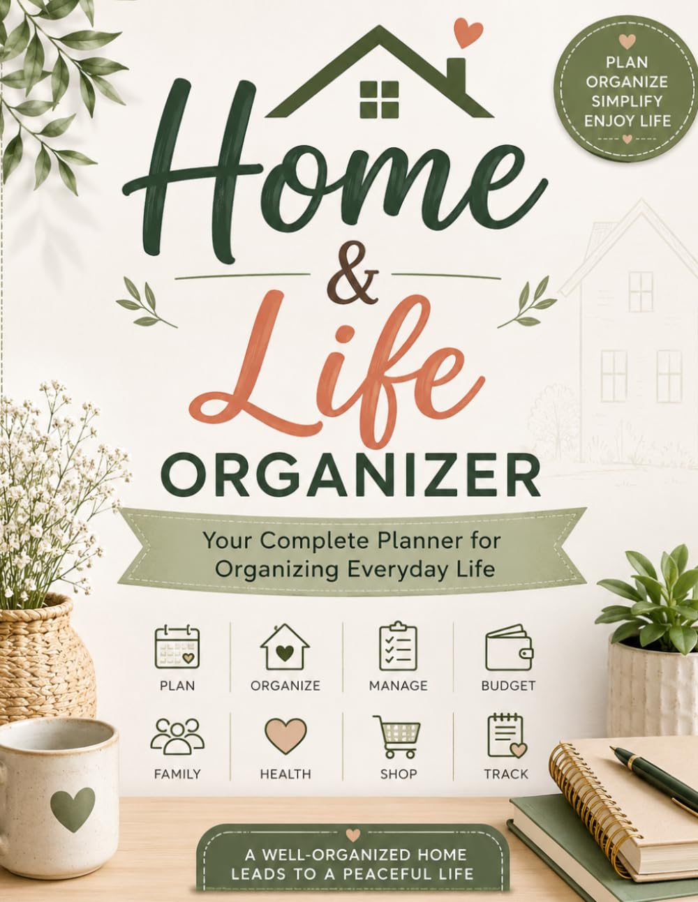 Home & Life Organizer: Your Complete Planner for Organizing Everyday Life baixar livro de graça