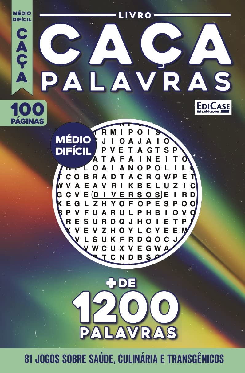 Livro Caça-Palavras 39: Nível Médio/ Difícil - 81 jogos sobre saúde, culinária e transgênicos. baixar livro de graça