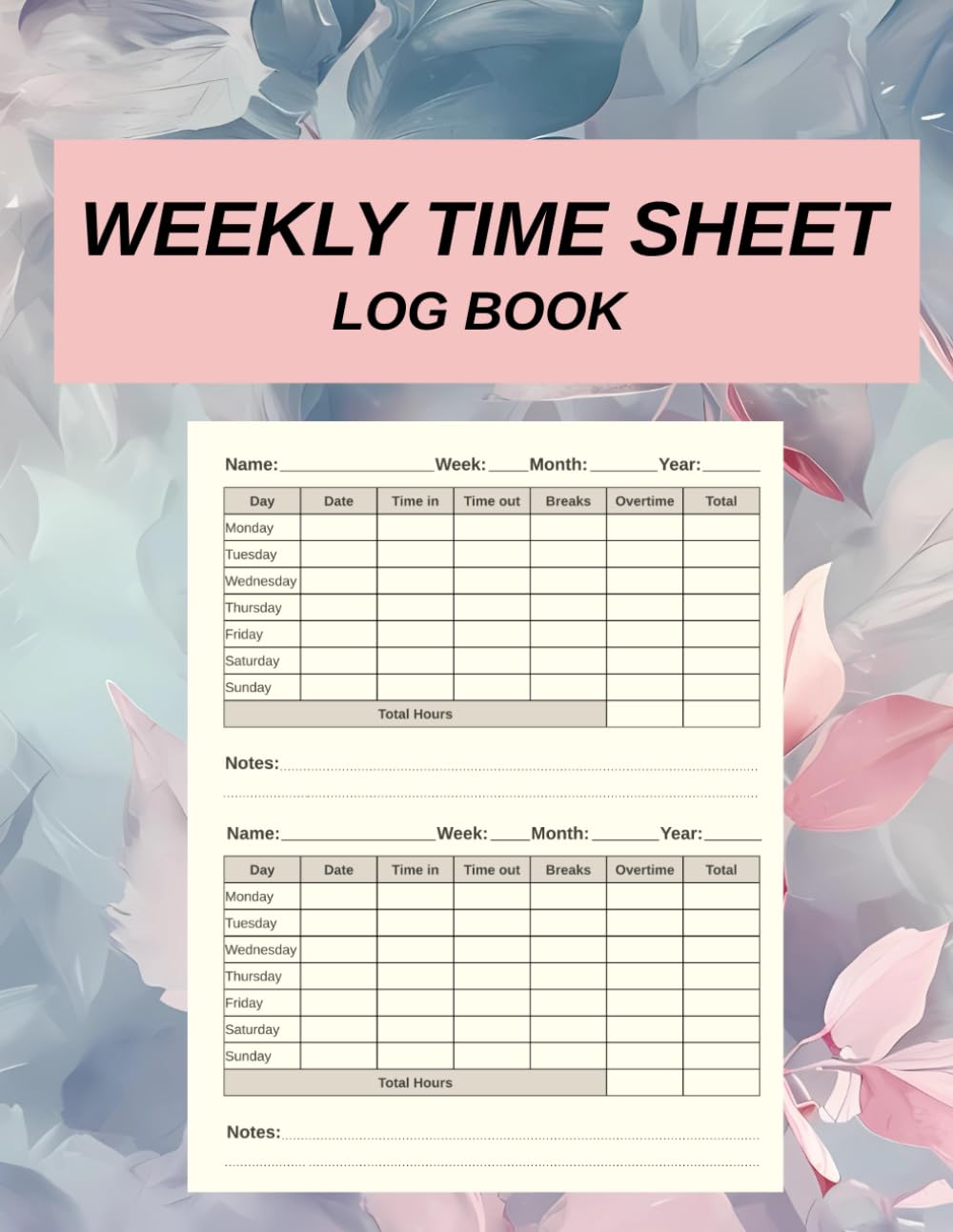 capítulo por capítulo baixar Weekly Time Sheet Log Book: plan, record, reflect, a week at a glance, tracking companion