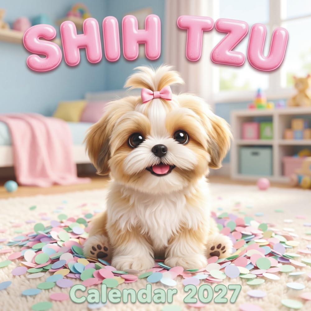 ler totalmente Shih Tzu Calendar 2027: A Year of Fluffy Hugs, Cute Topknots, and Pure Joy for Chinese Lion Dog Lovers