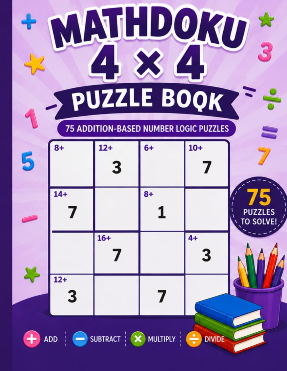 capítulo por capítulo baixar MathDoku 4 x 4 Puzzle Book