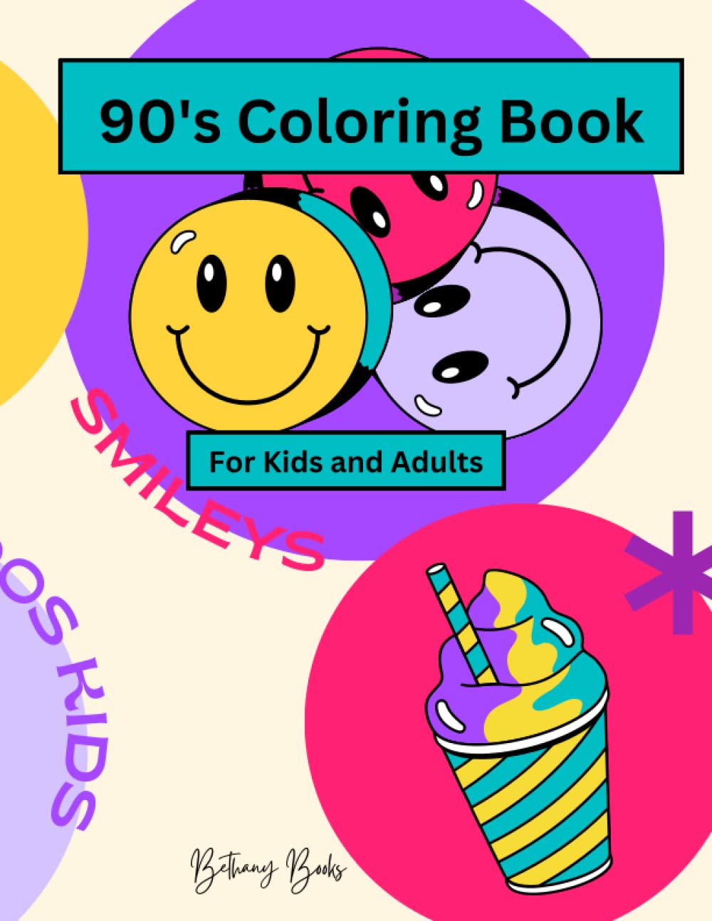 90's Coloring Book: For Kids and Adults baixar o livro de graça