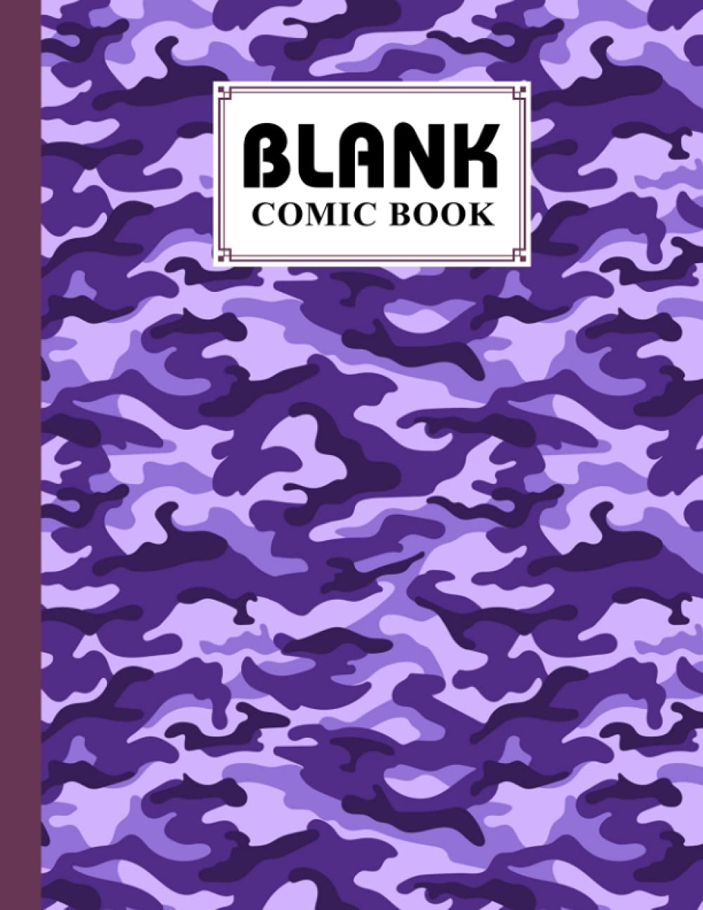 capítulo por capítulo baixar Blank Comic Book: Camouflage Purple Cover, Draw Your Own Comics - 120 Pages of Fun and Unique Templates - A Large 8.5" x 11" Notebook by Waltraud Hartung