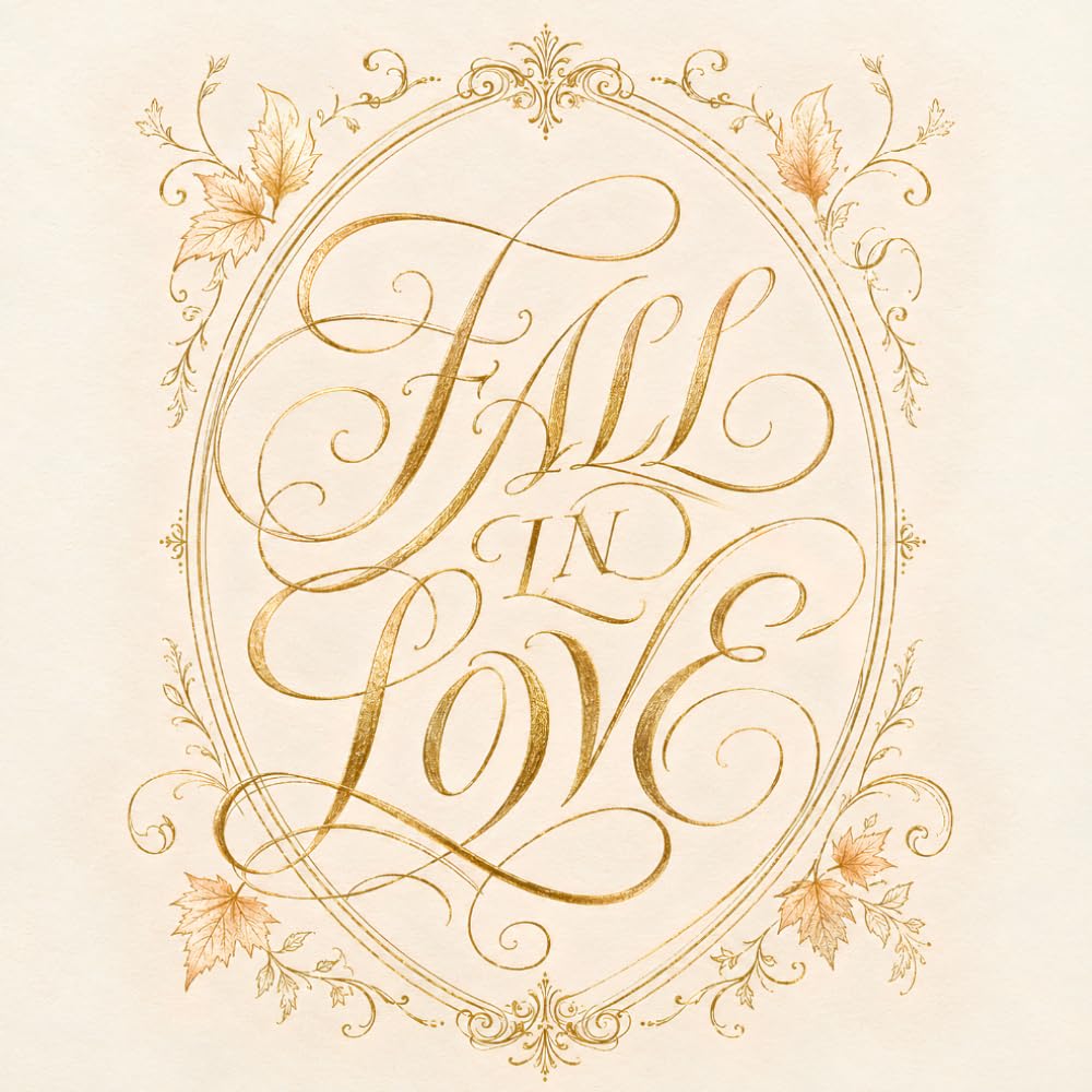 Fall In Love Bridal Shower Guest Book: Autumn Bridal Shower Guest Book and Gift Log | Gold Script Design | 8.5 x 8.5 Inch Sign In Book for Wishes, Advice and Memories baixar livro de graça