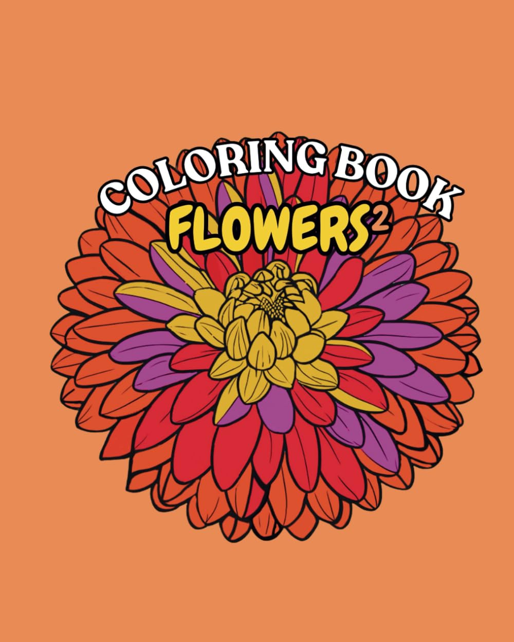 Coloring book: Flowers 2 (Portuguese Edition) baixar o livro de graça