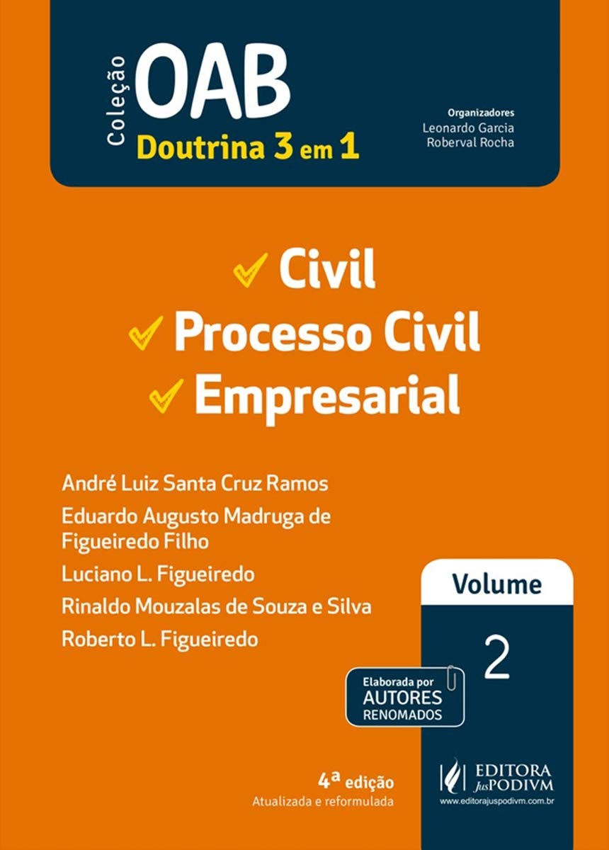 OAB Doutrina 3 em 1: Civil, Processo Civil, Empresarial (Volume 2)