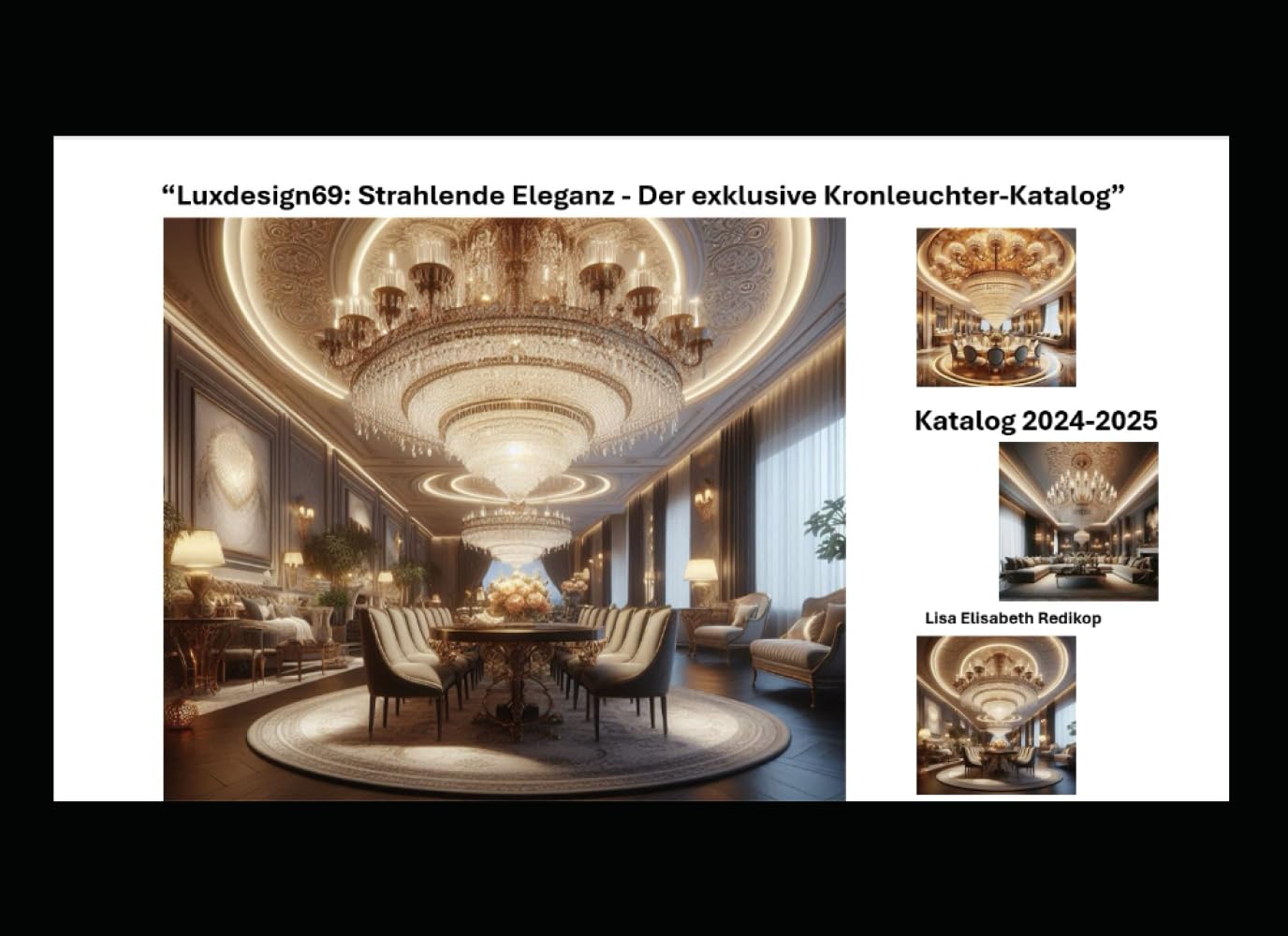 ler totalmente “Luxdesign69: Strahlende Eleganz - Der exklusive Kronleuchter-Katalog”: Katalog (Kataloge)