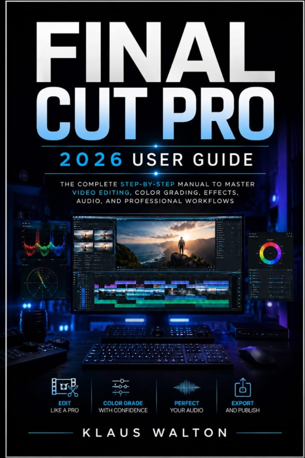 FINAL CUT PRO 2026 USER GUIDE: THE COMPLETE STEP-BY-STEP MANUAL TO MASTER VIDEO EDITING, COLOR GRADING, EFFECTS, AUDIO, AND PROFESSIONAL WORKFLOWS baixar livro de graça