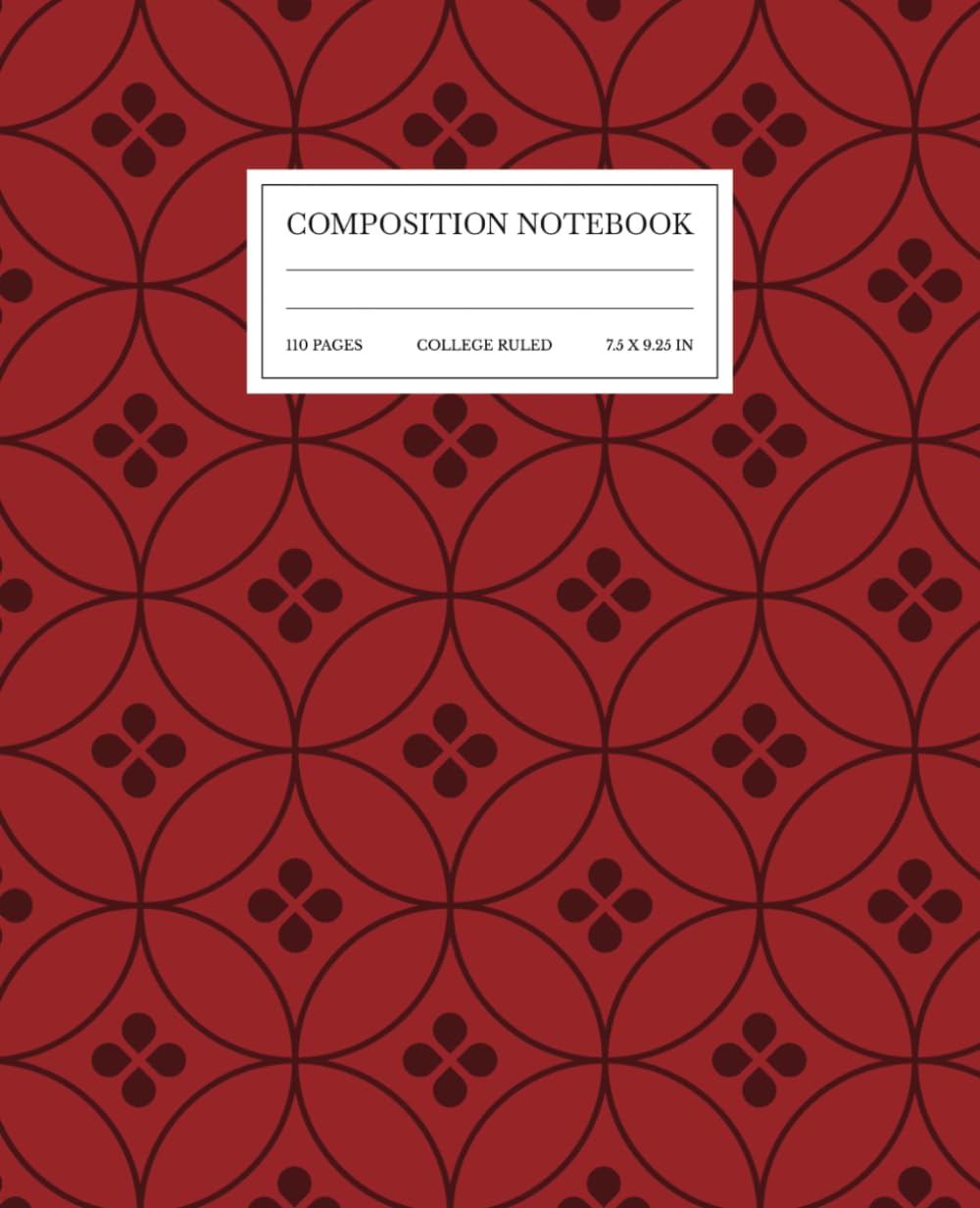 Composition Notebook | Shippo Red Japanese Pattern Composition Notebook: Ideal gift for teens, students, girls, women baixar livro de graça
