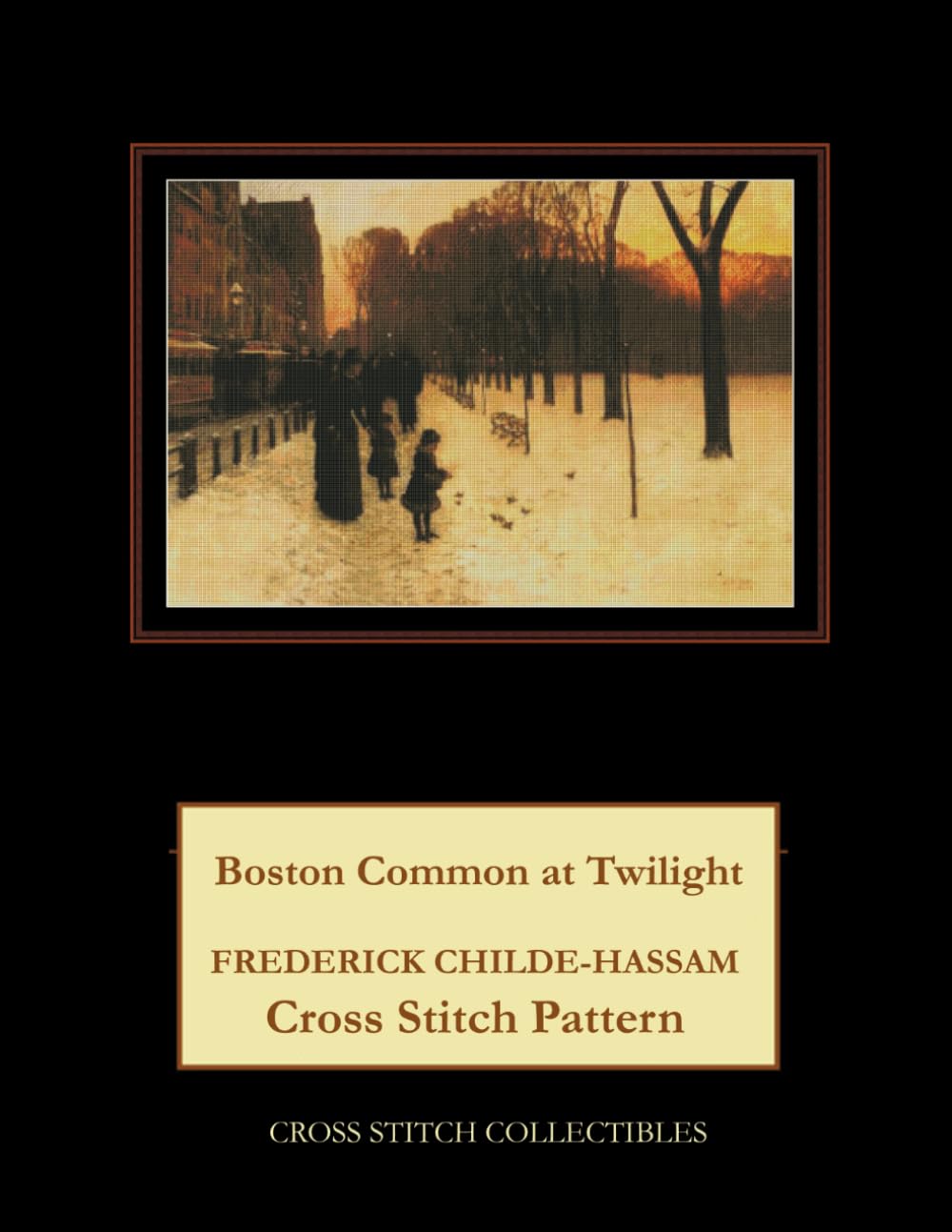 ler totalmente Boston Common at Twilight: Frederick Childe-Hassam Cross Stitch Pattern