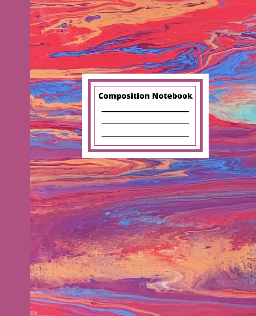 capítulo por capítulo baixar Composition Notebook: Pretty Red Purple Turquoise Liquid Marble: Abstract Marble Red Purple Design Workbook for Girls Kids Teens Students for Back to School and Home College Writing Notes