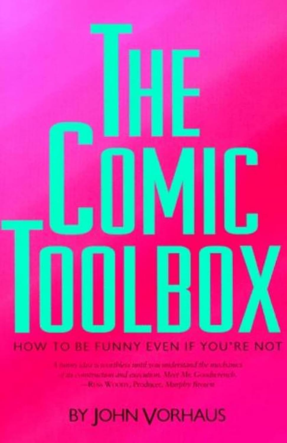 The Comic Toolbox How to Be Funny Even If You're Not baixar o livro de graça