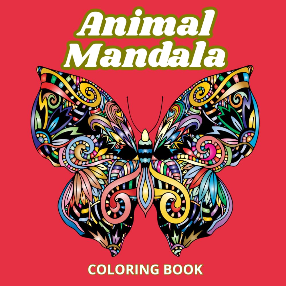 ler totalmente Animal Mandala Coloring Book