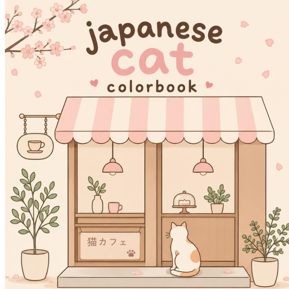 Japanese Cat Matcha Colorbook: Aesthetic Coloring Book (Dutch Edition) baixar o livro de graça