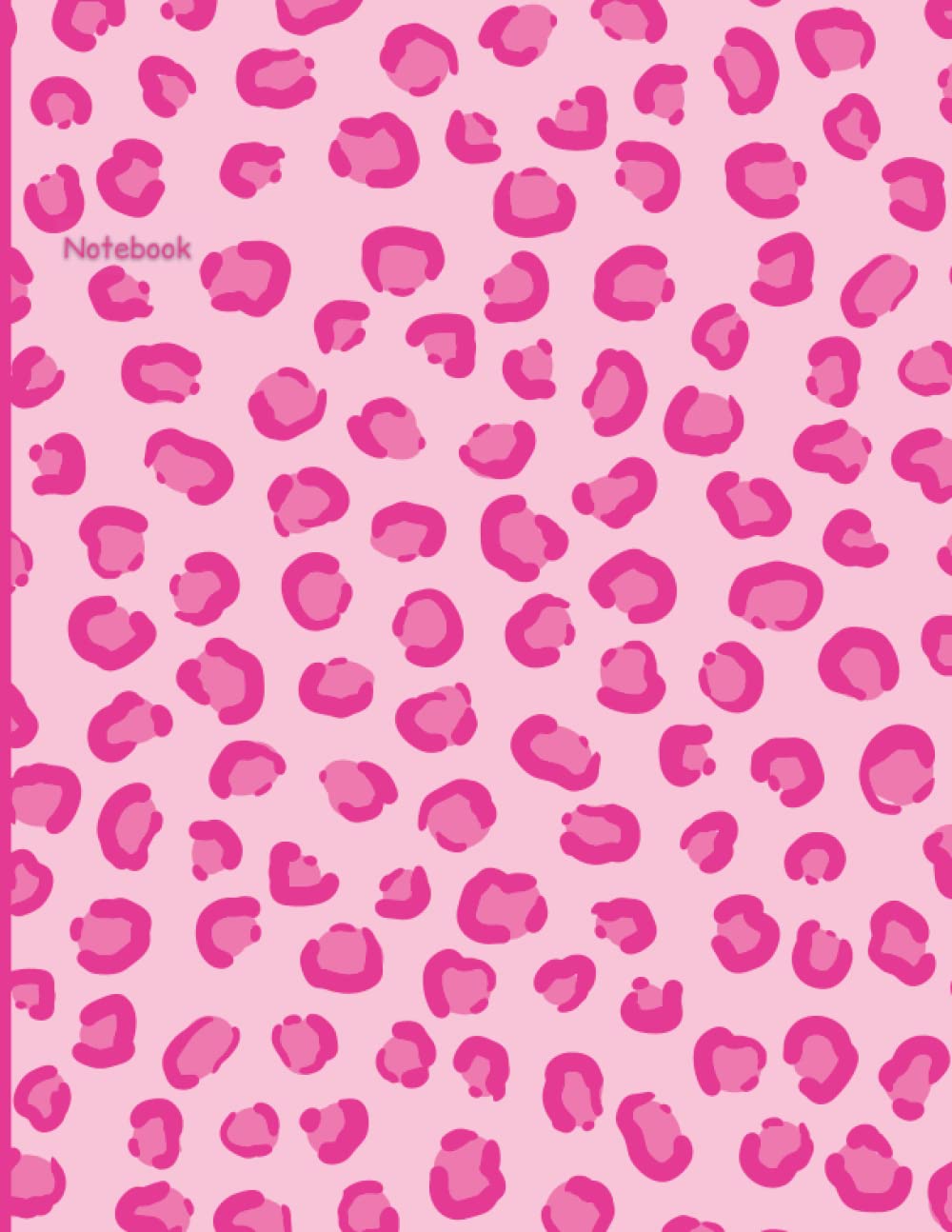 ler totalmente Aesthetic Notebook: Dotted Paper, Dot Grid Notebook, Softcover, Blank Dotted Journal, Cute Notebook for Teens, Pink Leopard Print