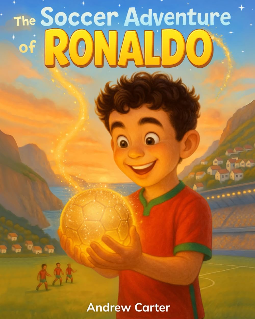 ler totalmente The Soccer Adventure of Ronaldo: Illustrated Soccer Book for Kids 5–9 | Inspiring Biography of Cristiano Ronaldo, Hard Work & Believing in Yourself (Illustrated Soccer Biographies)