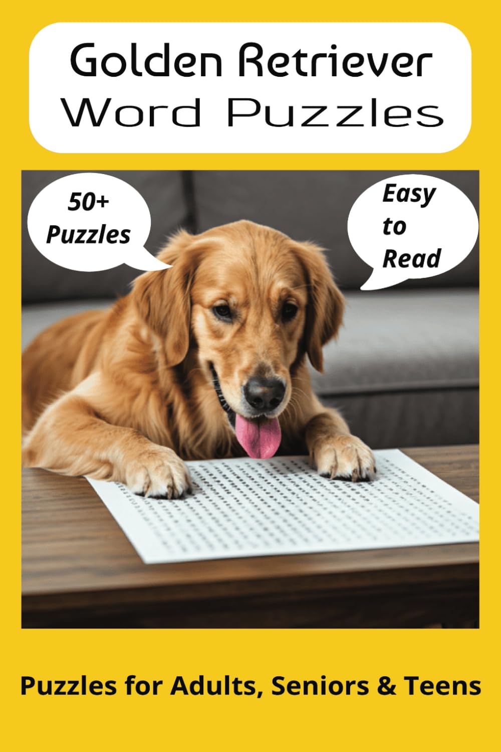 Golden Retriever Word Search Puzzle Book: Word Searches with Easy to Read Print about Golden Retrievers, Loving Pets, Training and More | 6x9 inches,... Gift for Vacations, Holidays and Free Times baixar o livro de graça