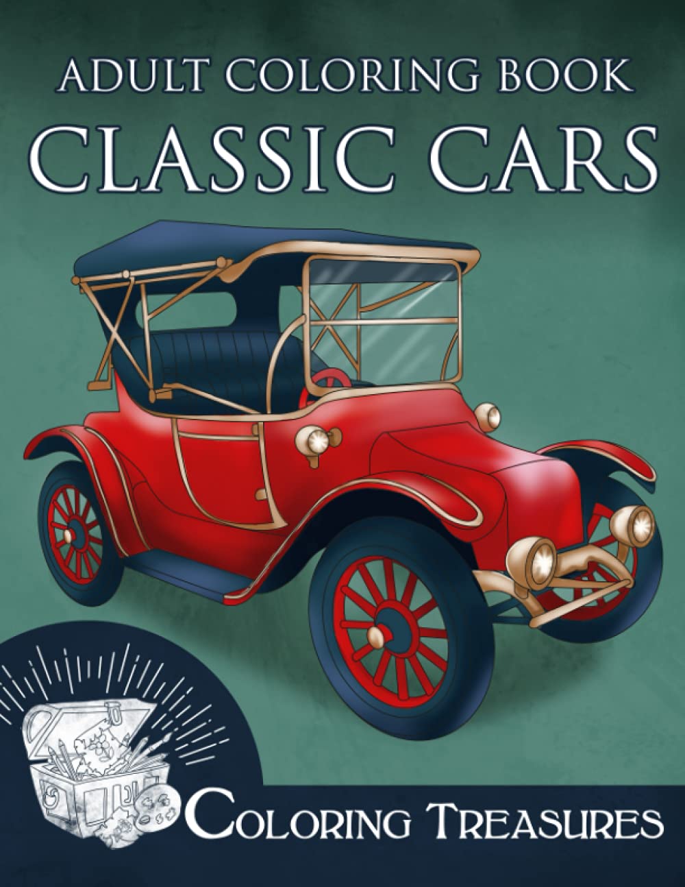 Adult Coloring Book Classic Cars: A Collection of Vintage Cars, Historic and Antique Automobiles Illustrations baixar livro de graça