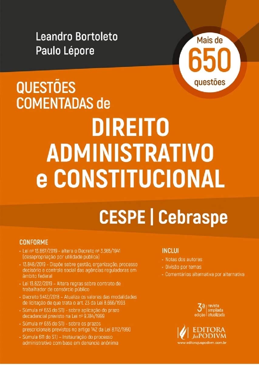 Questões Comentadas de Deito Administrativo e Constitucional baixar o livro de graça