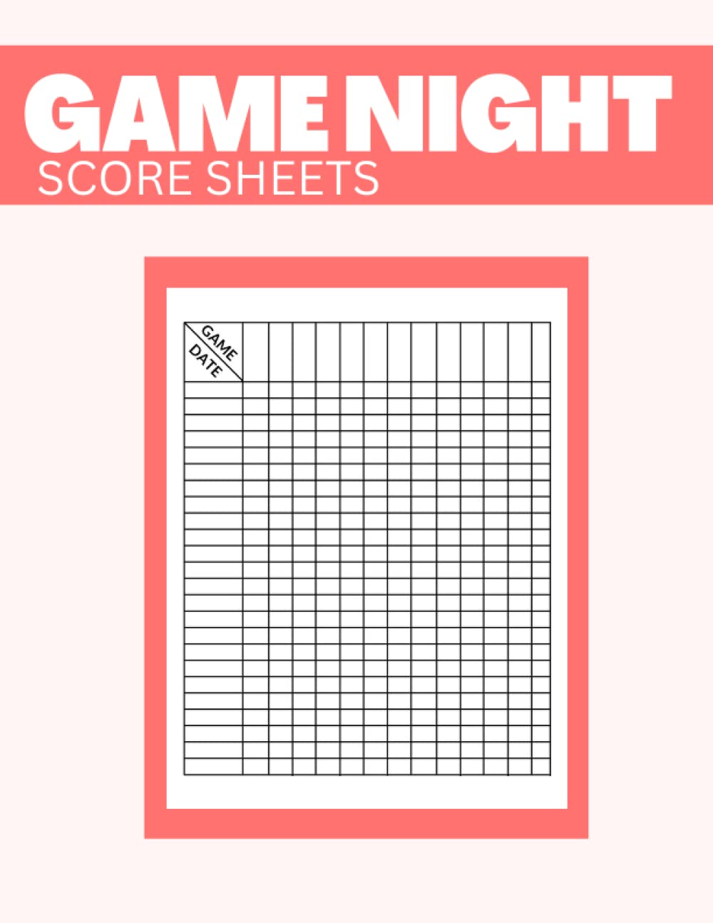 capítulo por capítulo baixar Game Night Score Sheets: Simple scorekeeping gaming logbook for many family games | Blank score recording pads Large print | Double-sided bound page |... Players, Rounds, Layout, and Tracking.