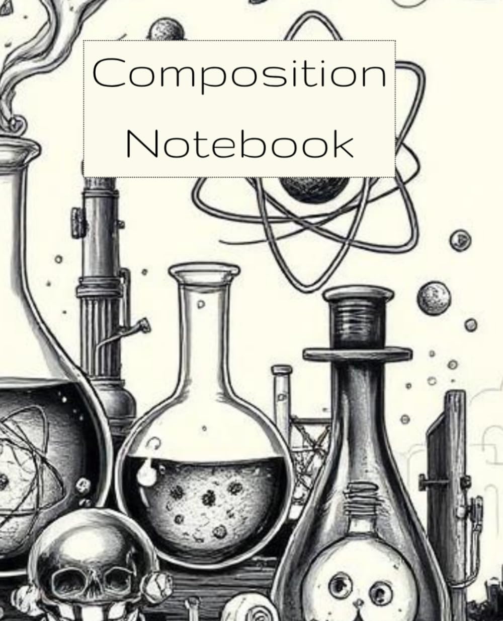 capítulo por capítulo baixar Composition Notebook: Science Lab Illustration – 120 Pages with Creative Blank Pages: A fun and quirky black and white lab‑themed notebook with blank pages every 10th page for extra creativity.