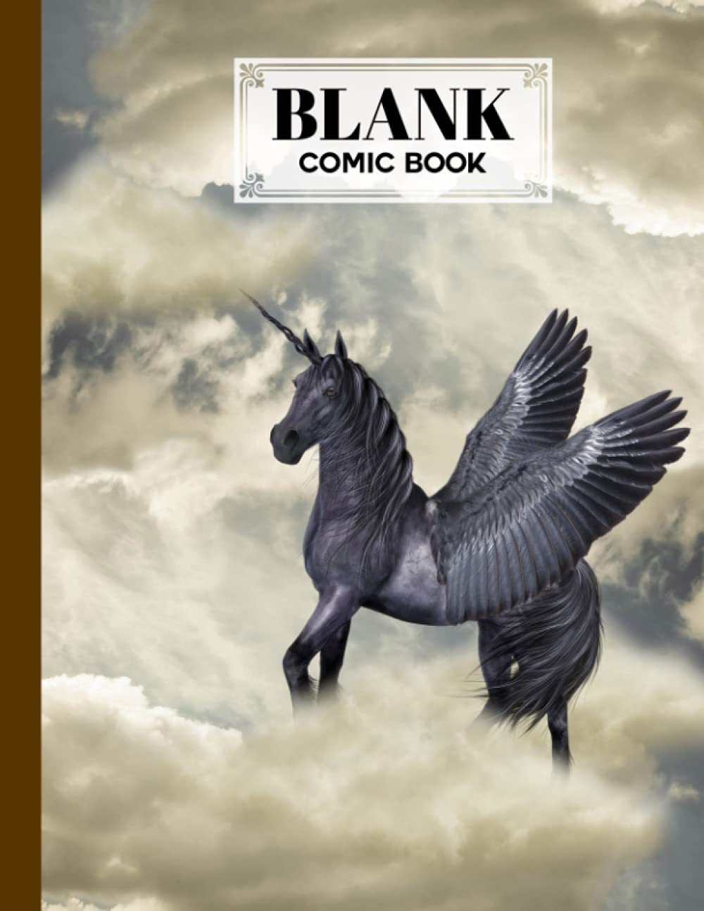 Blank Comic Book: Pegasus Cover, Create Your Own Story, Journal, Notebook, Sketchbook for Kids and Adults, 120 Pages - Size 8.5" x 11" Notebook by Dominik Lutz baixar livro de graça