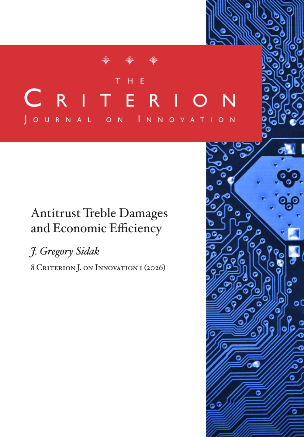 Antitrust Treble Damages and Economic Efficiency baixar livro de graça