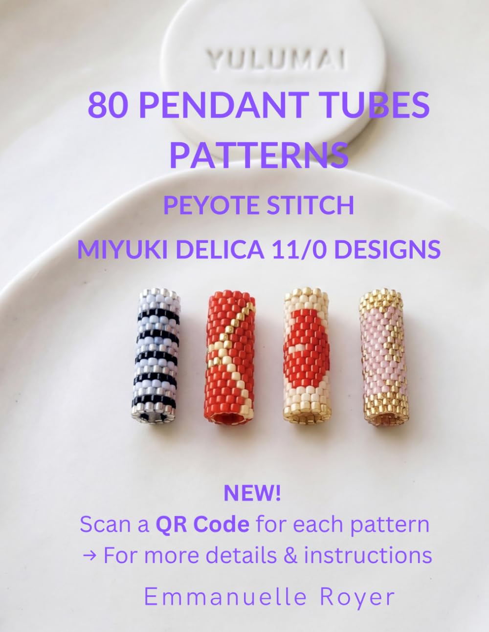 capítulo por capítulo baixar 80 Beaded Tube Pendant Patterns: Peyote Stitch Designs for Miyuki Delica 11/0 Beads: QR Codes, Miyuki Color Charts, beginners to advanced, adults and teens (Beaded Jewelry & More)