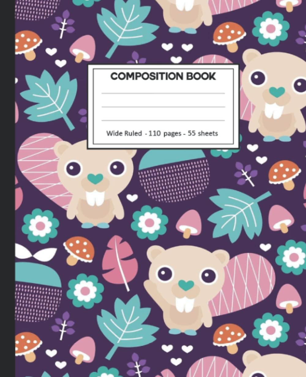 Composition Notebook: Composition Notebook with Beaver for School. baixar livro de graça
