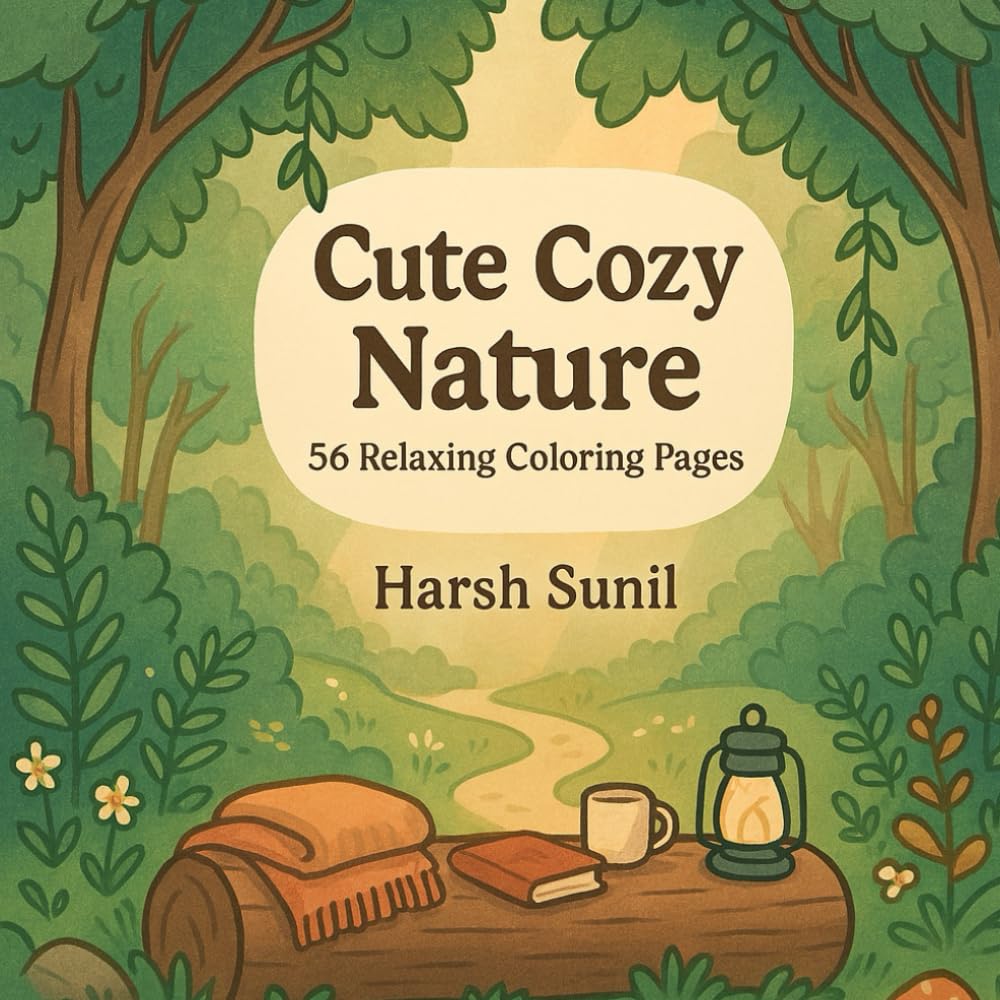capítulo por capítulo baixar Cozy Nature Coloring Book: 56 Relaxing Coloring Pages