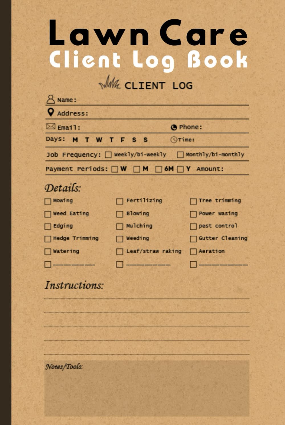 ler totalmente Lawn Care Client Log Book: Streamline Your Operations, Keep Meticulous Records, and Exceed Client Expectations