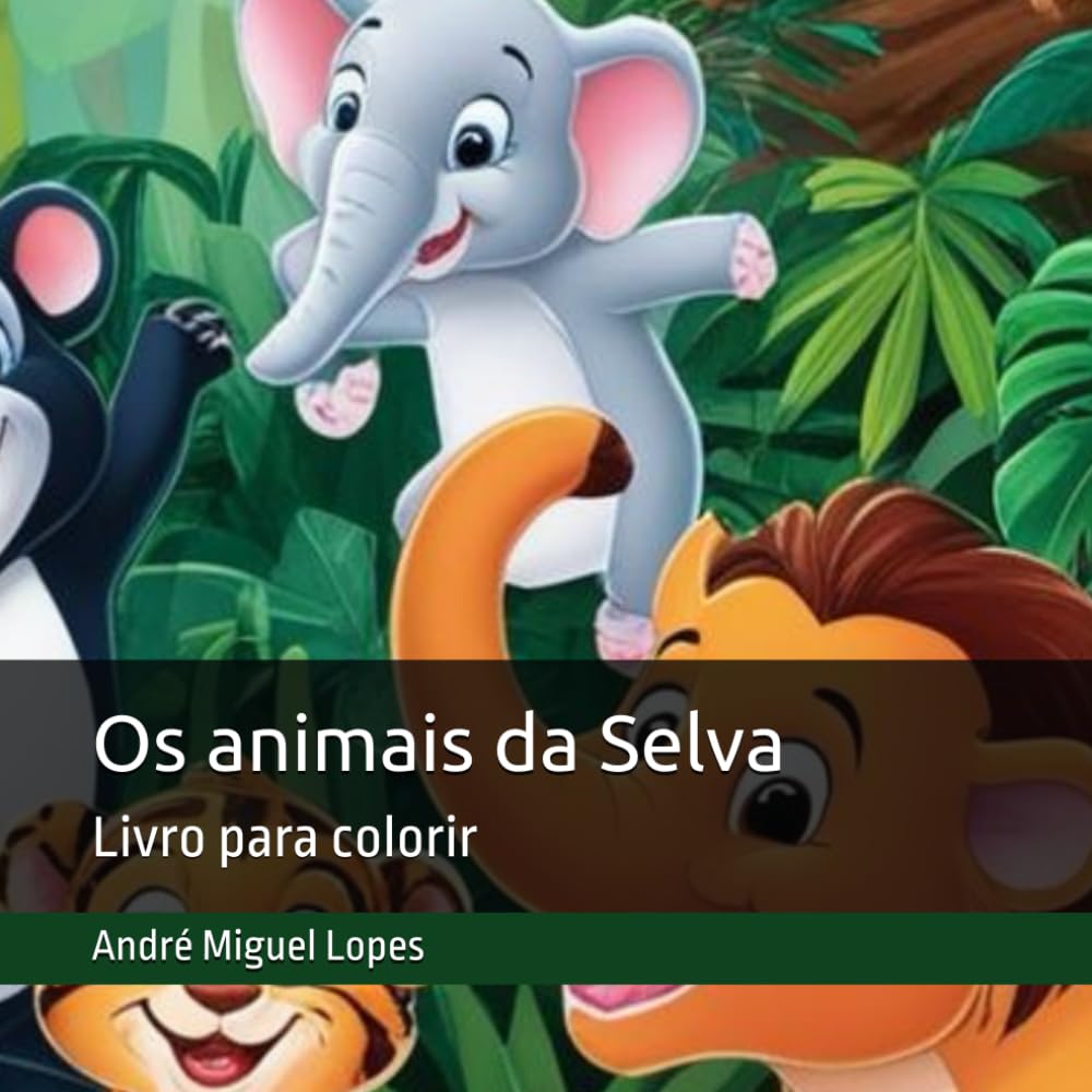 ler totalmente Os animais da Selva: Livro para colorir (Portuguese Edition)