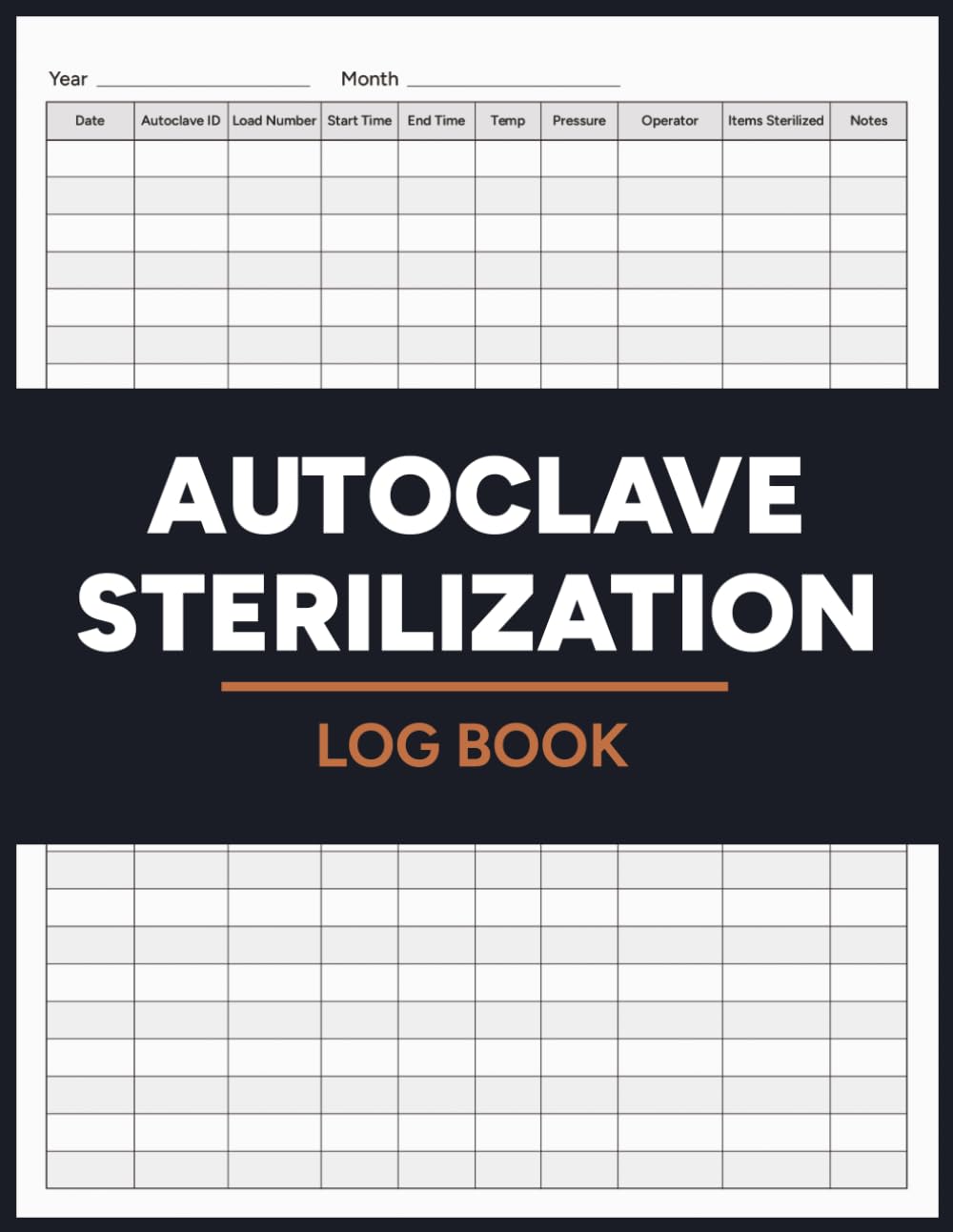 Autoclave Sterilization Log Book: Cycle Records and Load Tracking (8.5 x 11 in) baixar o livro de graça