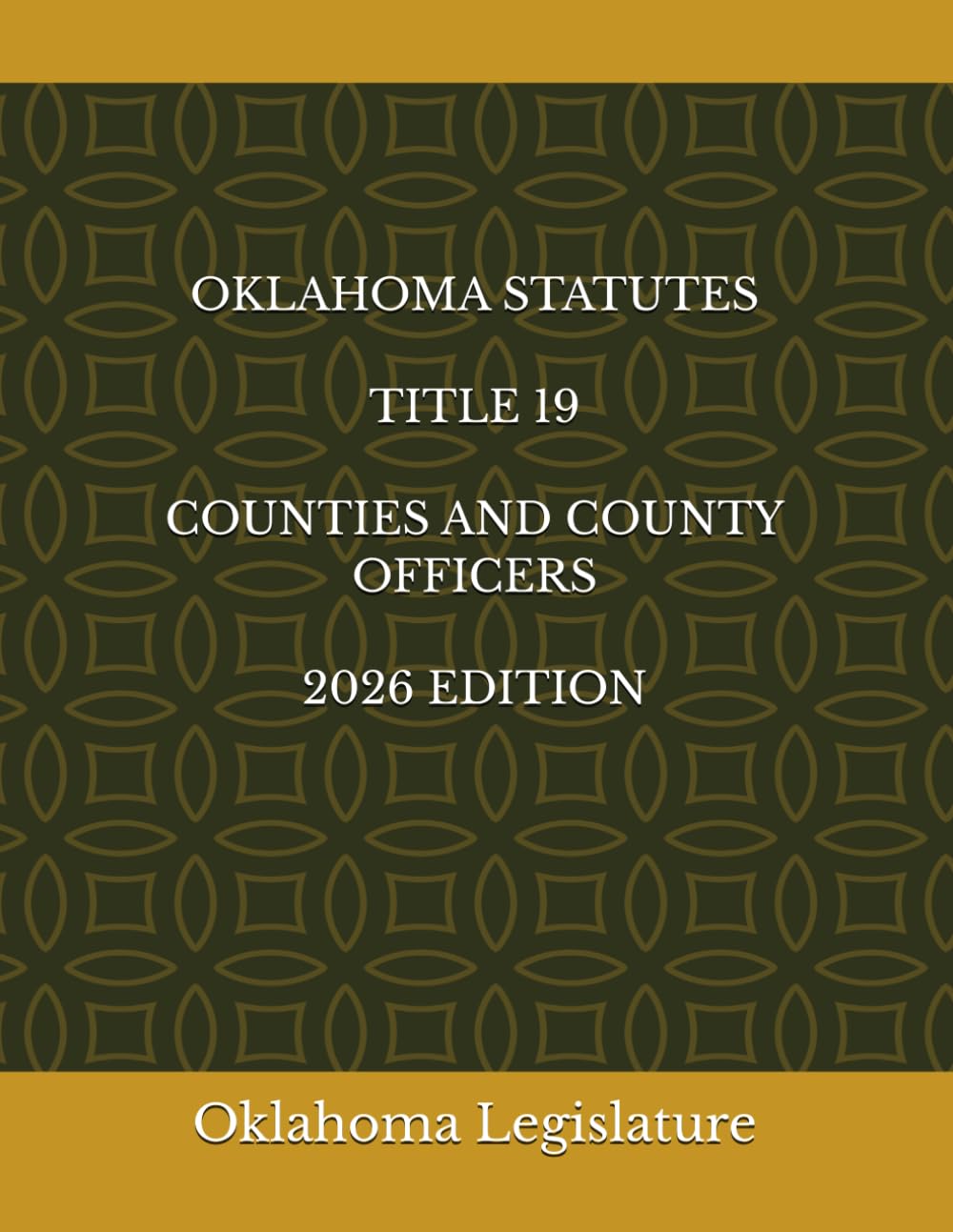 OKLAHOMA STATUTES TITLE 19 COUNTIES AND COUNTY OFFICERS 2026 EDITION baixar o livro de graça