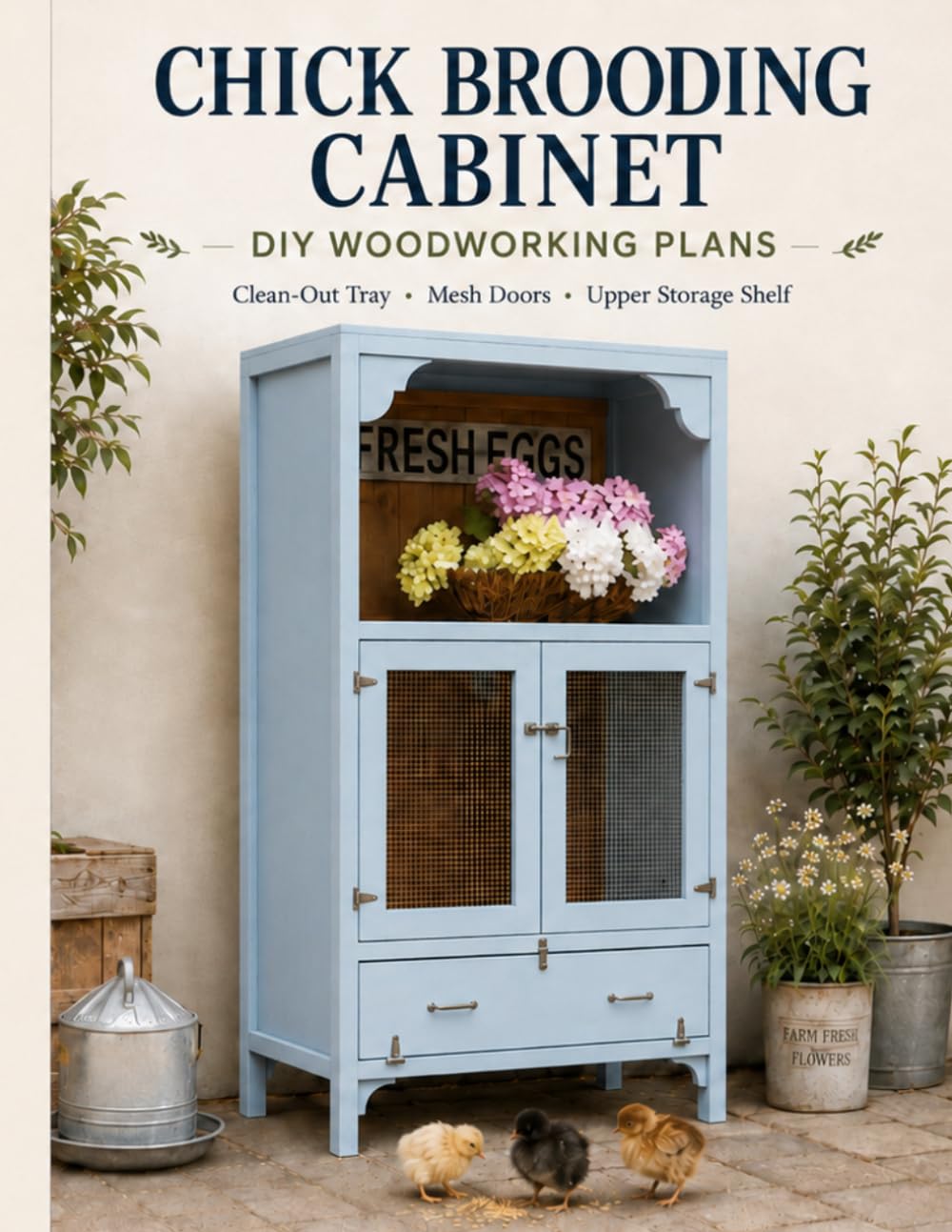 capítulo por capítulo baixar Chick Brooding Cabinet: DIY Woodworking Plans with Step-by-Step Instructions, Cut List & Dimensions