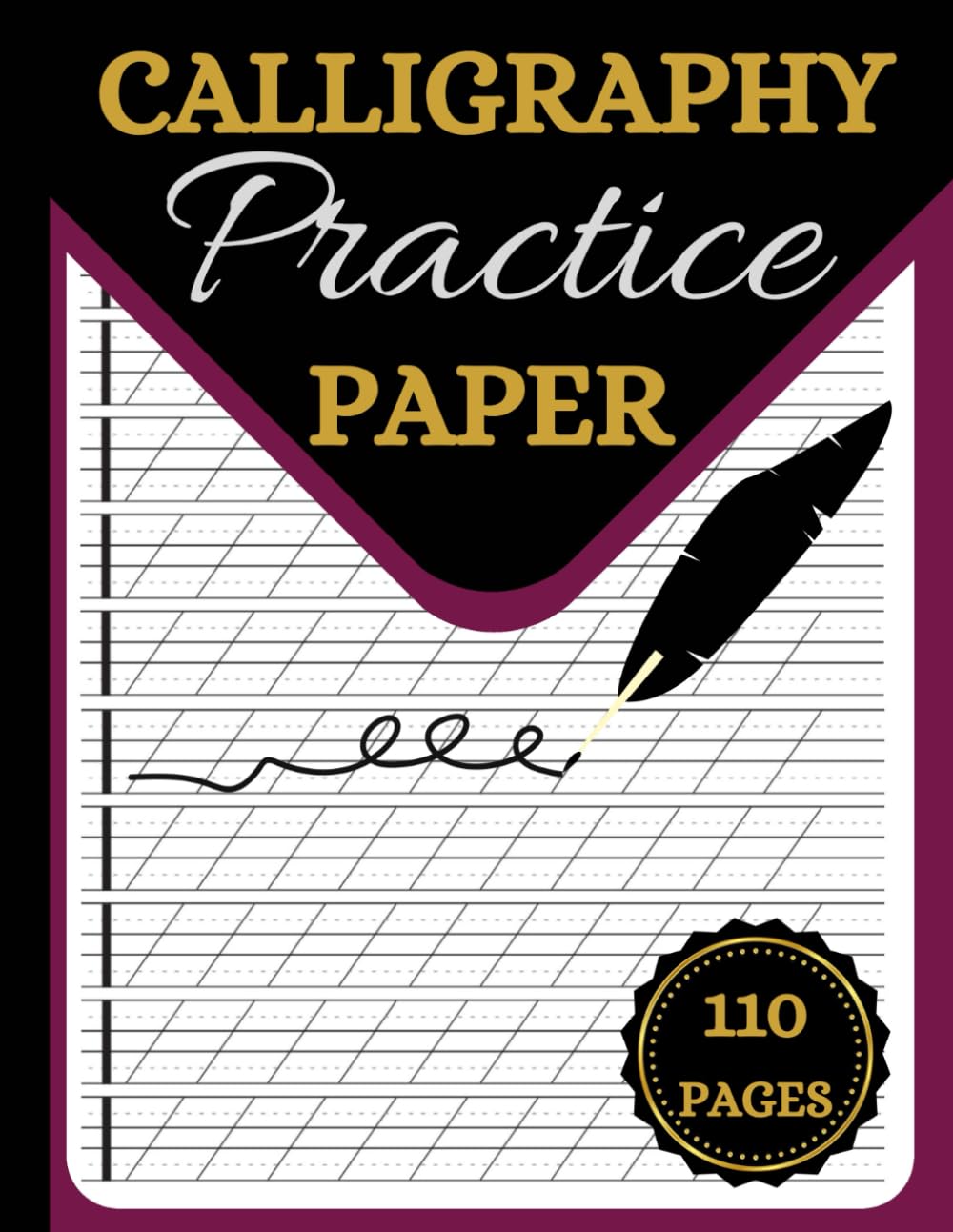 Calligraphy Practice Paper: Hand Lettering Workbook and Calligraphy Practice for Beginners & Adults baixar o livro de graça