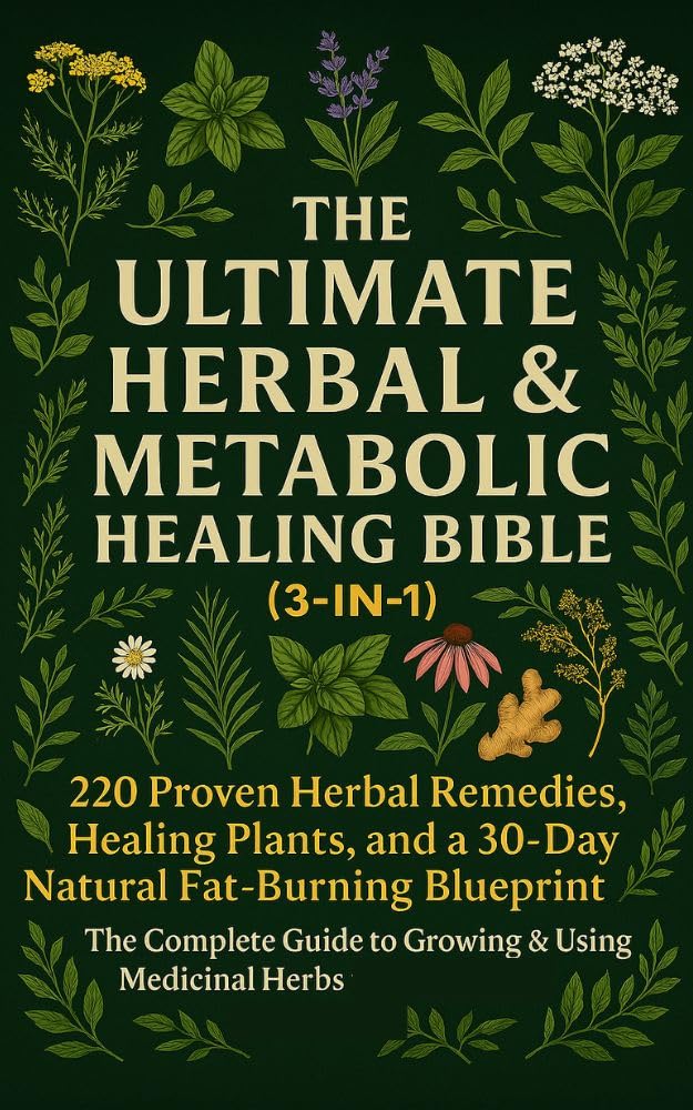 ler totalmente The Ultimate Herbal & Metabolic Healing Bible (3-in-1): 220 Proven Herbal Remedies, Healing Plants, and a 30-Day Natural Fat-Burning Blueprint: The Complete... & Using Medicinal Herbs (English Edition)