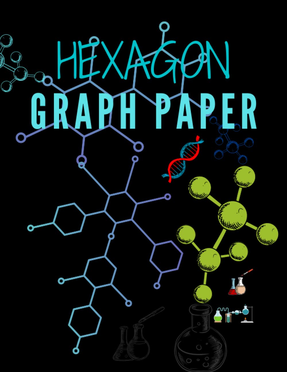 ler totalmente Hexagon Notebook: Simple Hexagon Graph Paper is Ideal for Chemistry Notes, Practice, and test prep.
