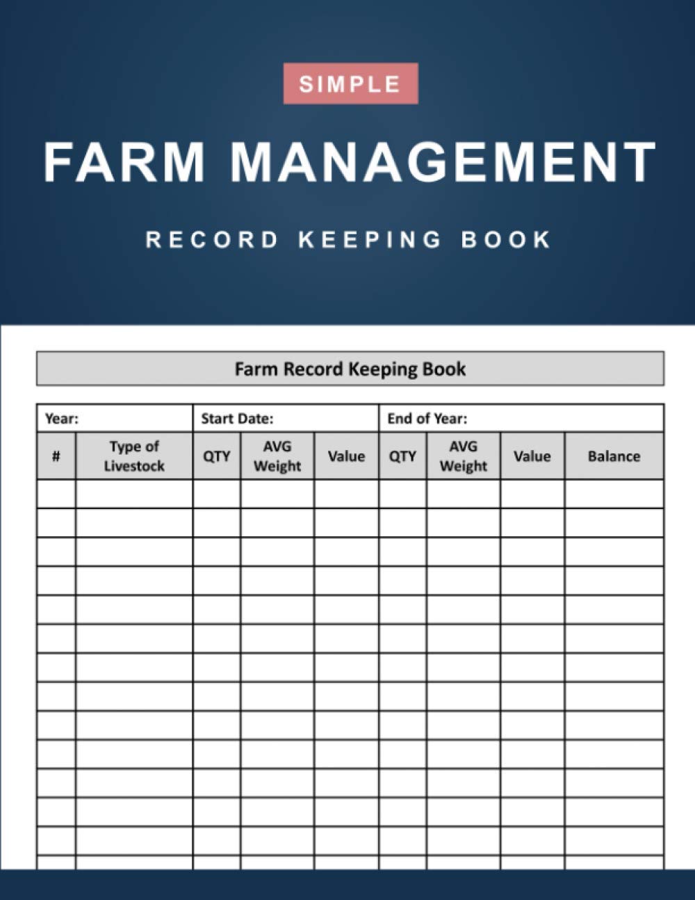 capítulo por capítulo baixar Farm Management Record Keeping Book: Simple Farm Record Keeping Book for Farmers - 110 Pages (8.5" x 11" Inches)