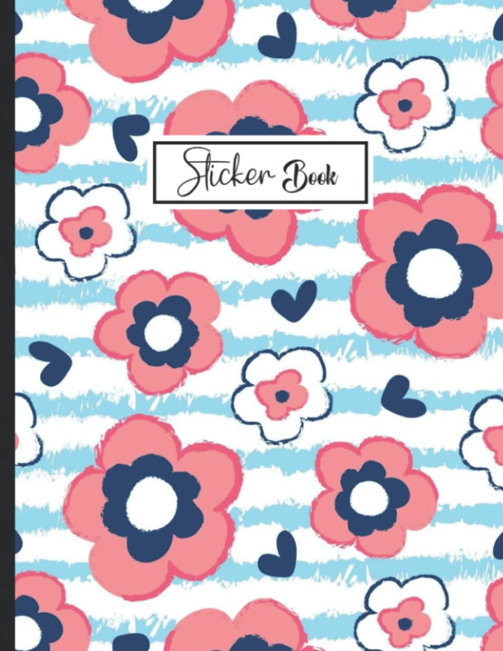 Sticker Book: Blank Sticker Collection Book for Girls with Flowers. baixar o livro de graça