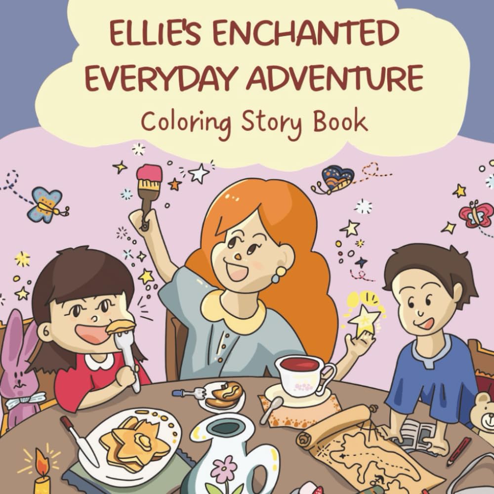 capítulo por capítulo baixar Ellie's Enchanted Everyday Adventure: Coloring Story for Kids and Adults