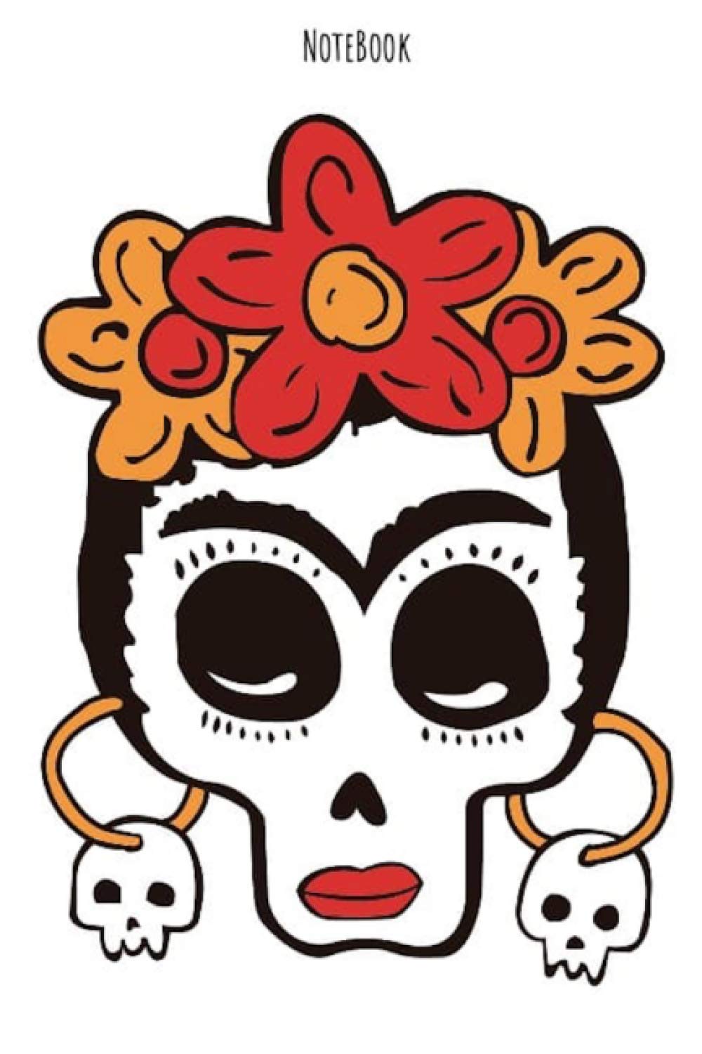 ler totalmente Frida Kahlo NoteBook Dia de los Muertos
