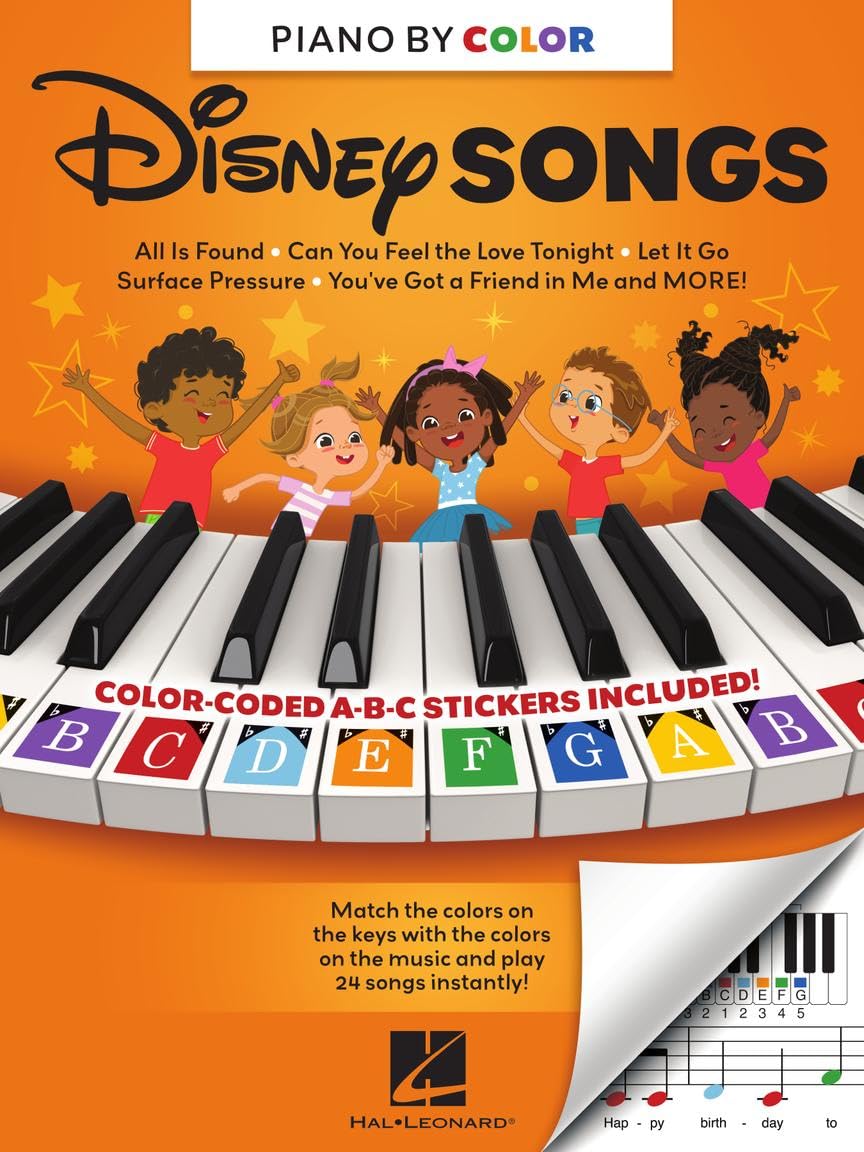 capítulo por capítulo baixar Piano-By-Color - Disney Songs: Color-Coded Notation with Matching Stickers Make Playing Songs from Beloved Disney Movies on Piano Super Easy and Fun!