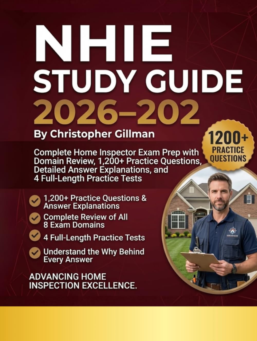 NHIE Study Guide 2026–2027: Complete Home Inspector Exam Prep with Domain Review, 1,200+ Practice Questions, Detailed Answer Explanations, and 4 Full-Length Practice Tests baixar livro de graça