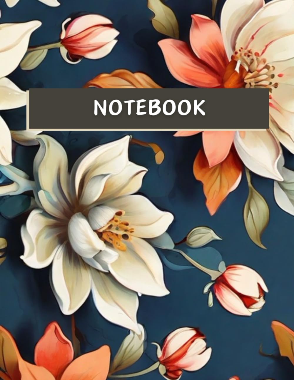 ler totalmente Notebook: Blooms of Serenity: Watercolor Floral Notebook