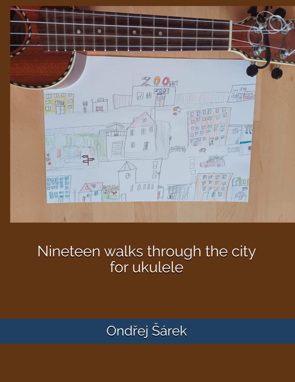 Nineteen walks through the city for ukulele