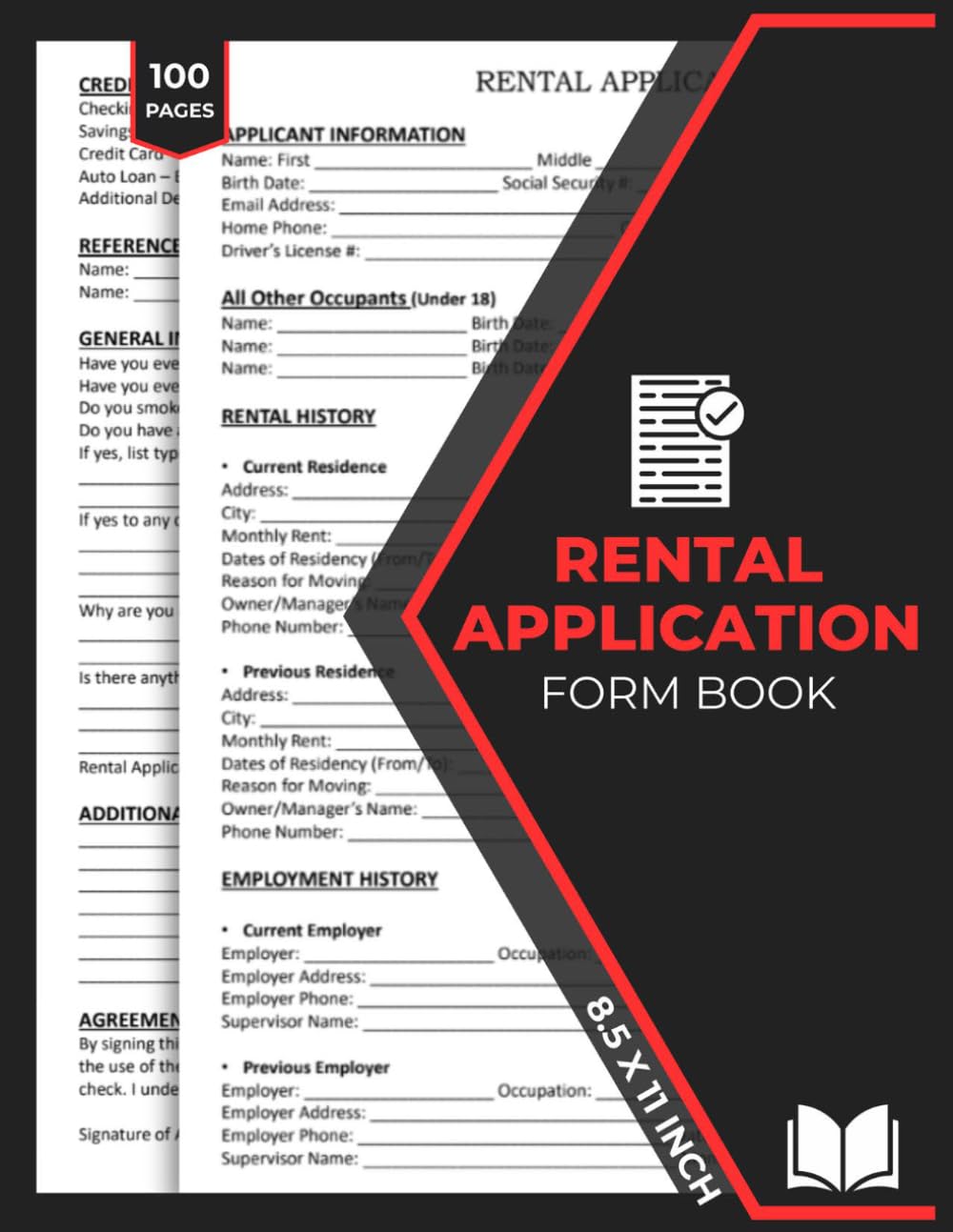 ler totalmente Rental Application Form Book: Tenant Screening Made Simple | Property Rental Application Forms Book | 50 Forms for Landlords & Property Managers.